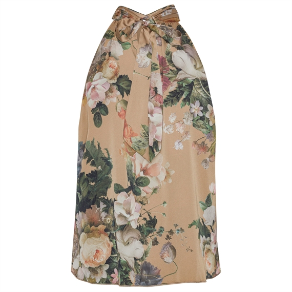 Karmamia Ava Top, Taupe Bloom